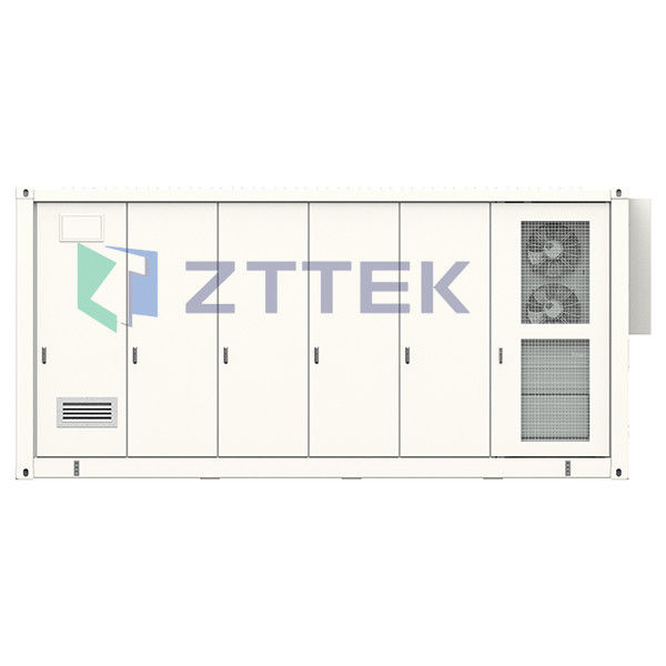 20Ft এনার্জি ব্যাটারি স্টোরেজ সিস্টেম ZT-ESS-1720-51280 ব্যাটারি ব্যাংক ডিসি পাশ